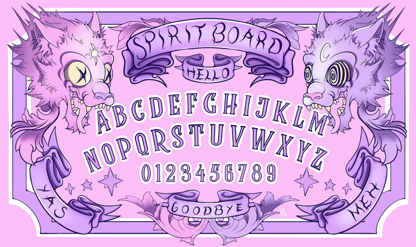 Girly Pop Quija Board
