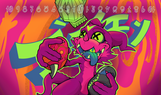 Veemon Red Purple