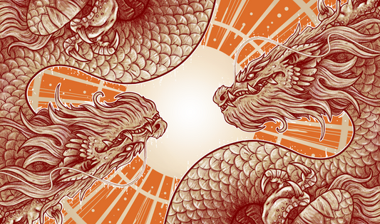 Dual Dragon Red