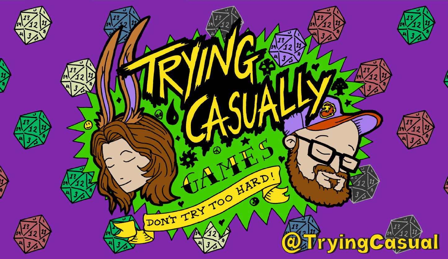 Trying Casually Logo Purple