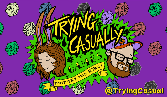Trying Casually Logo Purple